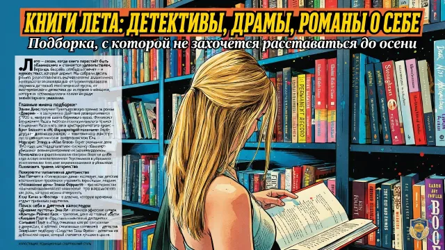 Книги лета: детективы, драмы, романы о себе